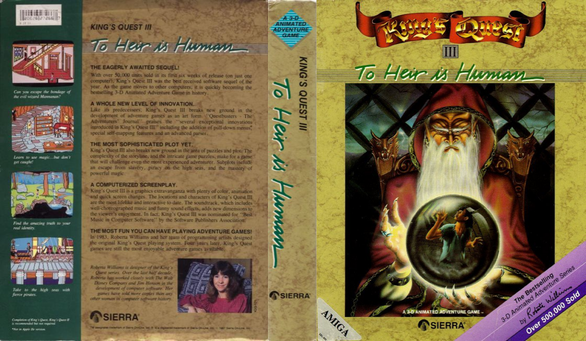 King's Quest III - To Heir is Human — box-texture (US)