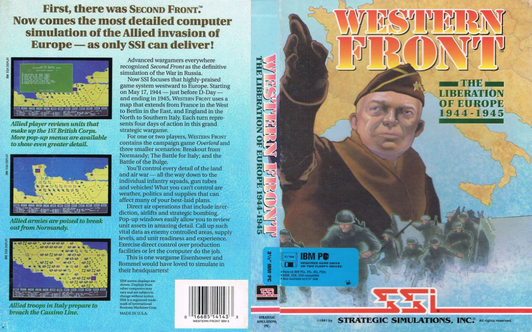 Western Front - The Liberation Of Europe 1944-1945 — box-texture (US)