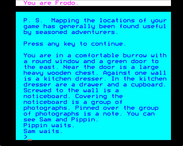 Lord of the Rings - Game One — ss (EU)