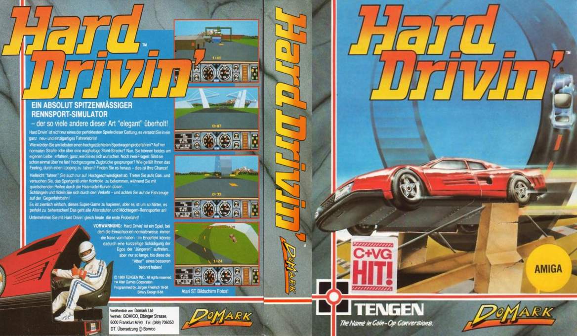 Hard Drivin' — box-texture (EU)