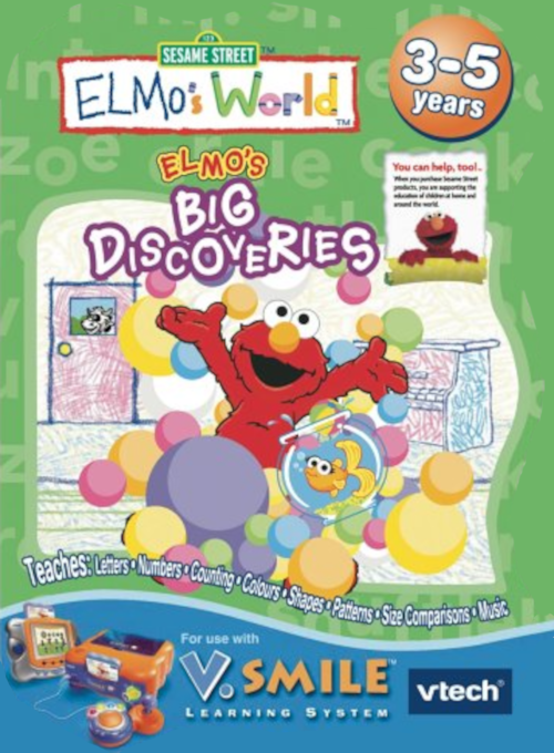 Elmo's World - Elmo's Big Discoveries box art