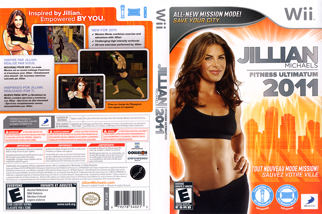 Jillian Michaels Fitness Ultimatum 2011 — box-texture (US)
