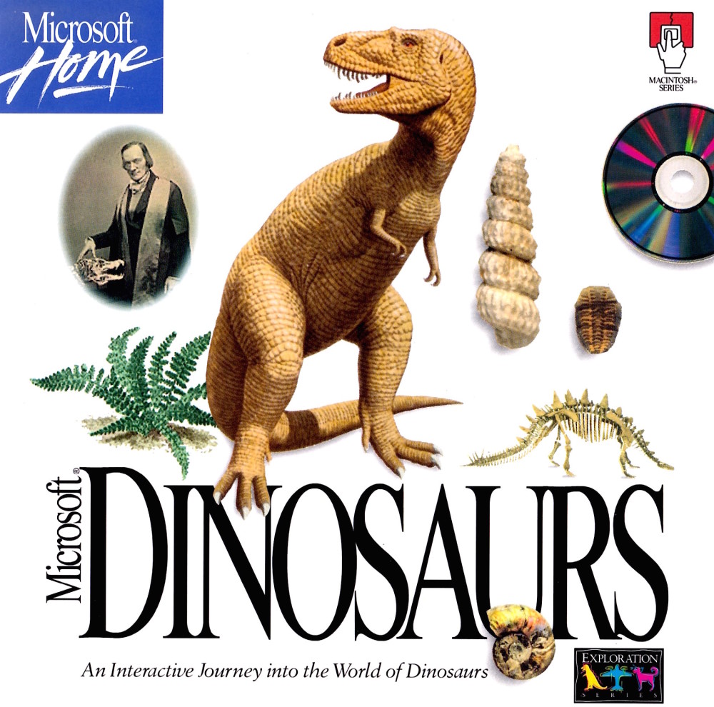 Microsoft Dinosaurs box art