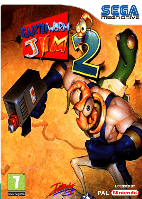Earthworm Jim 2 — box-2D (EU)
