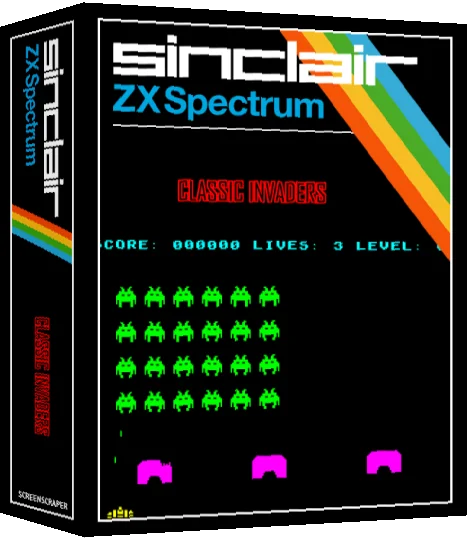 Classic Invaders — box-3D (SS)