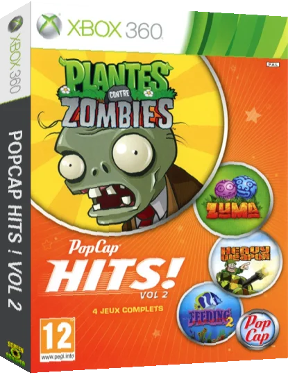 PopCap Hits! Vol. 2 — box-3D (EU)
