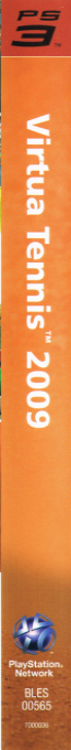 Virtua Tennis 2009 — box-2D-side (SP)