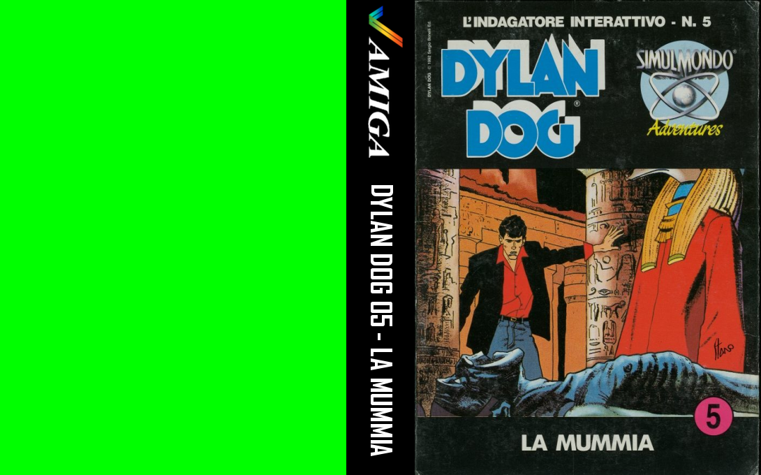Dylan Dog 5 - La Mummia — box-texture (WOR)