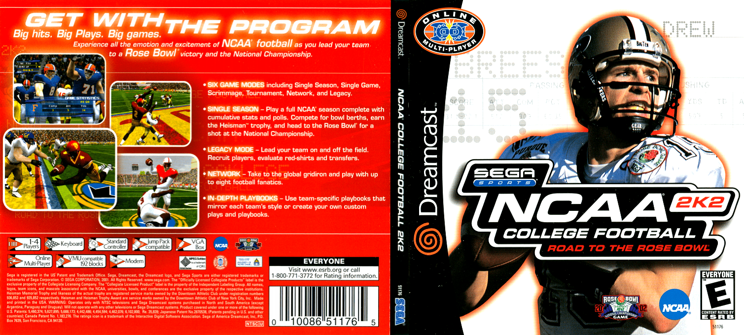 NCAA College Football 2K2 — box-texture (US)