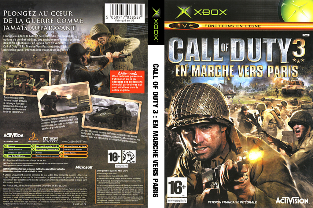 Call of Duty 3 — box-texture (FR)