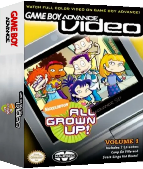 Game Boy Advance Video - All Grown Up! - Volume 1 — box-3D (CUS)