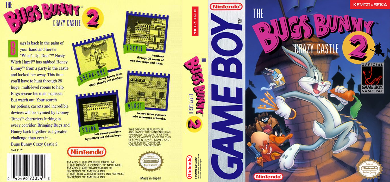 Bugs Bunny Crazy Castle 2, The — box-texture (US)
