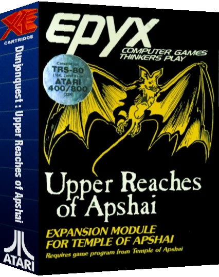 Dunjonquest - Upper Reaches Of Apshai — box-3D (WOR)