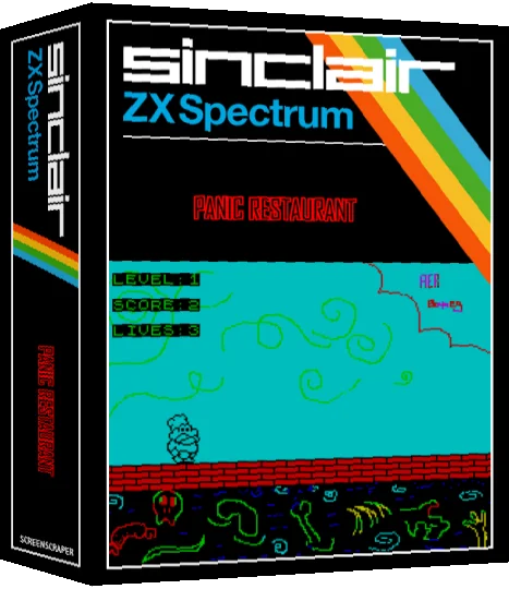 Panic Restaurant — box-3D (SS)
