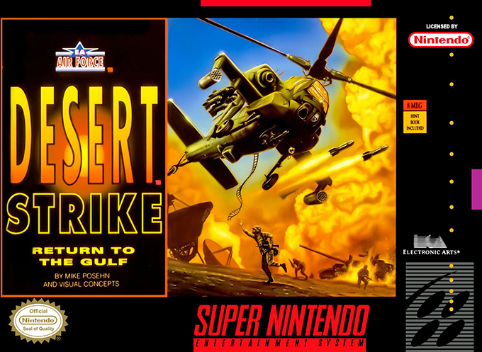 Desert Strike - Return To The Gulf box art