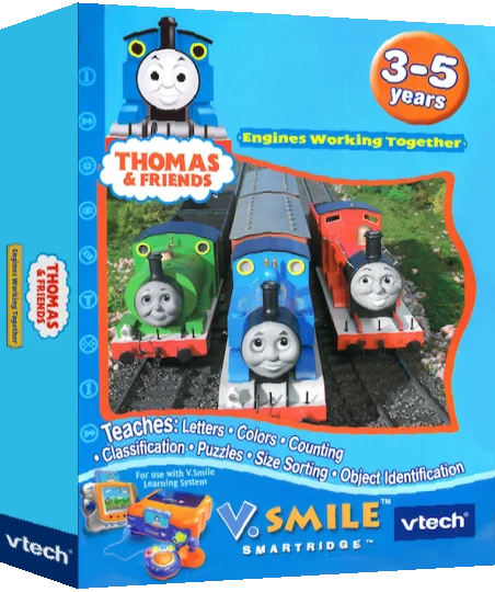 Thomas & Friends - Engines Working Together — box-3D (US)