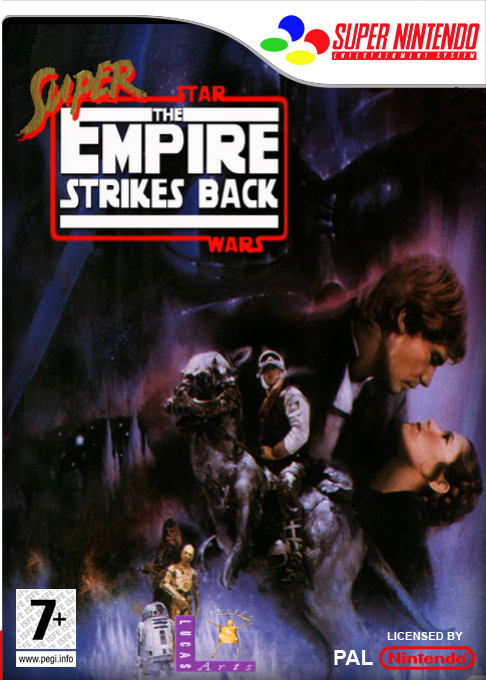 Super Star Wars - The Empire Strikes Back — box-2D (FR)