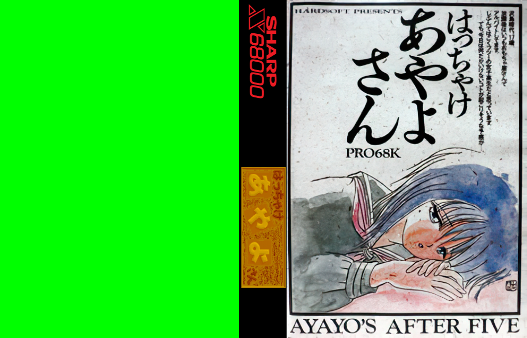Hacchake Ayayosan Pro-68k — box-texture (JP)