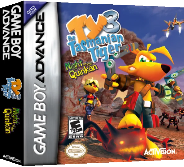 Ty the Tasmanian Tiger 3 - Night of the Quinkan — box-3D (US)