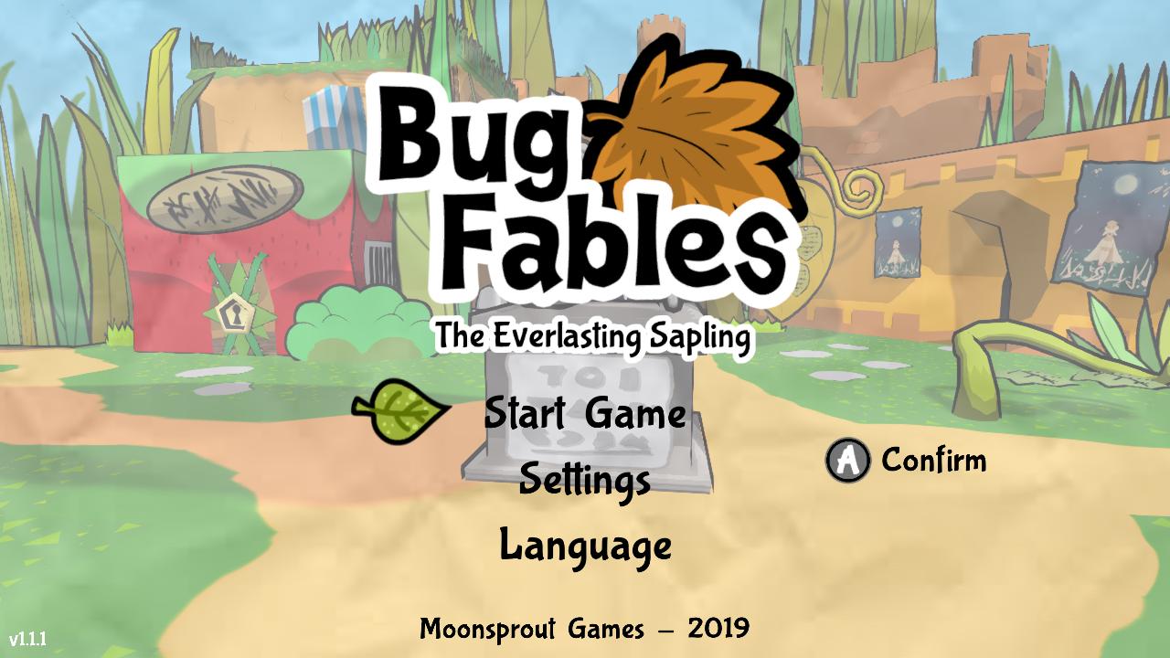 Bug Fables - The Everlasting Sapling — sstitle (WOR)