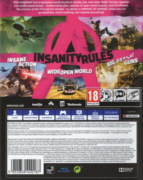 Rage 2 — box-2D-back (EU)