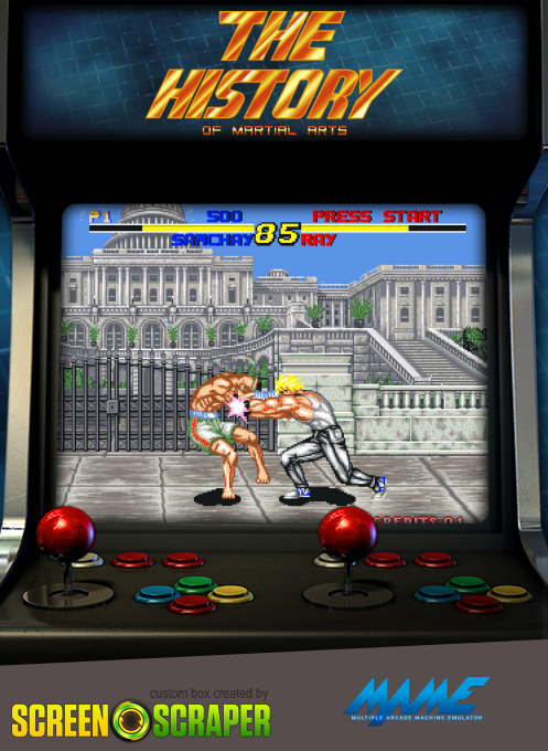 History Of Martial Arts, The box art
