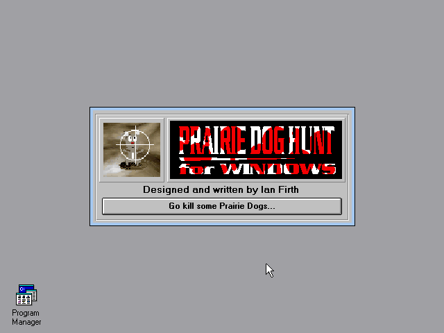 Prairie Dog Hunt for Windows — sstitle (WOR)