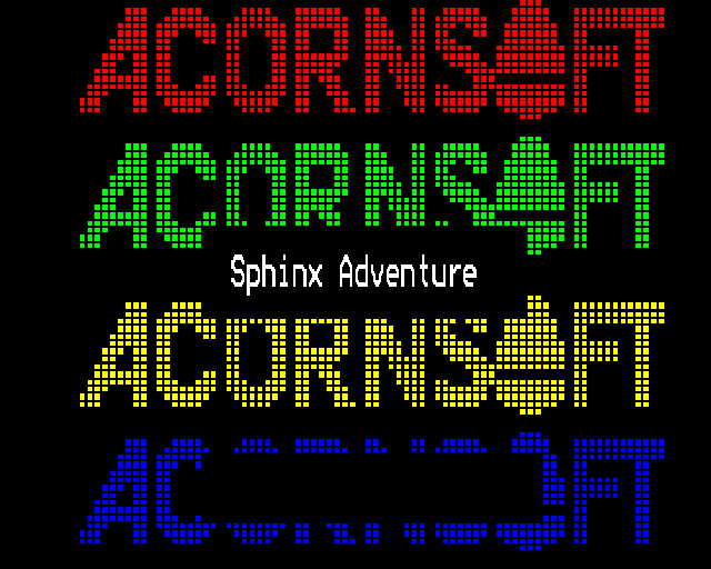 Sphinx Adventure — sstitle (WOR)