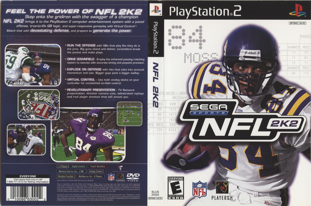 NFL 2K2 — box-texture (US)