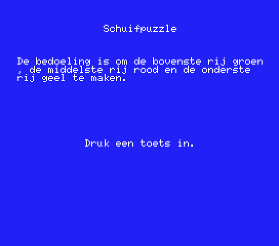 Schuif Puzzle — sstitle (NL)