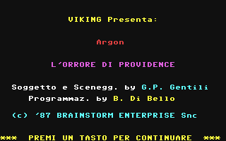 Argon : L'Orrore di Providence — sstitle (IT)