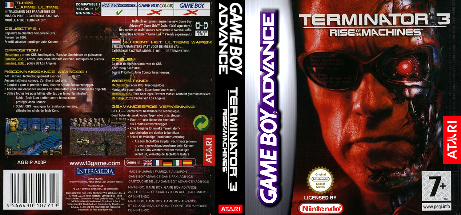 Terminator 3 - Rise of the Machines — box-texture (EU)