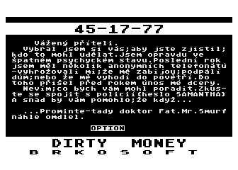 Dirty Money — ss (WOR)