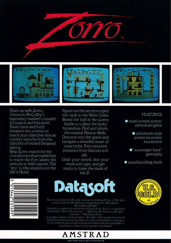 Zorro — box-2D-back (EU)