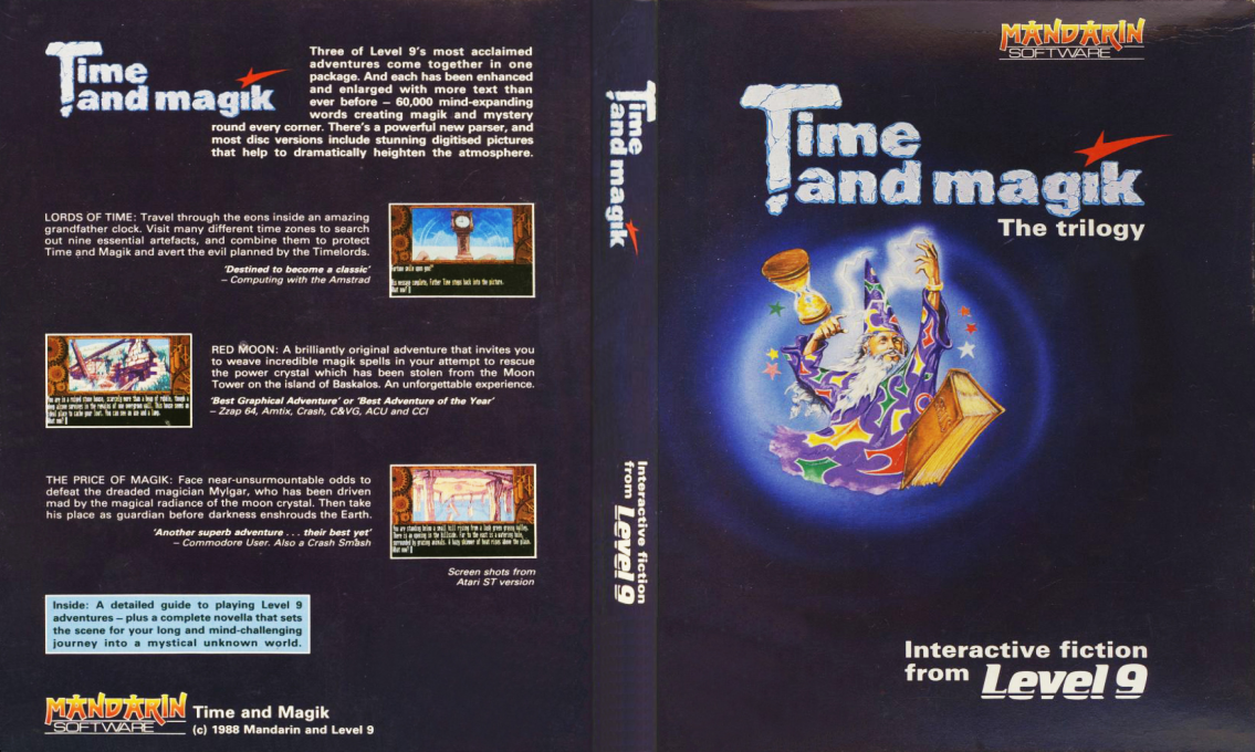 Time and Magik - The Trilogy — box-texture (EU)