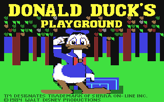 Donald Duck's Playground — sstitle (US)