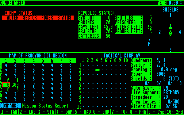 Star Fleet 1 - The War Begins! — ss (WOR)
