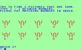Matching Game — ss (WOR)