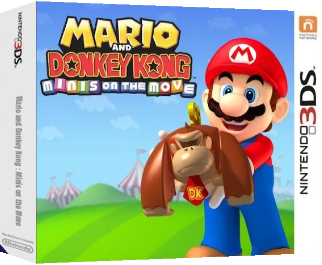 Mario and Donkey Kong : Minis on the Move — box-3D (WOR)