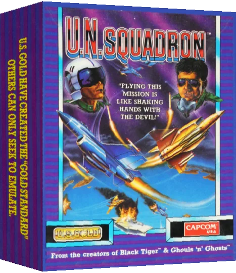U.N. Squadron — box-3D (EU)