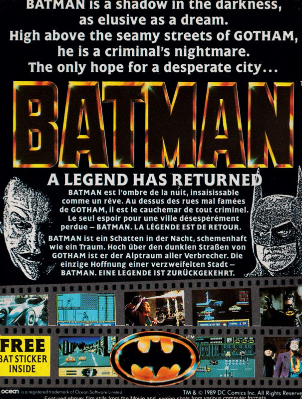 Batman - The Movie — box-2D-back (EU)