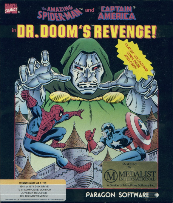 Amazing Spider-man And Captain America In Dr. Doom's Revenge!, The box art