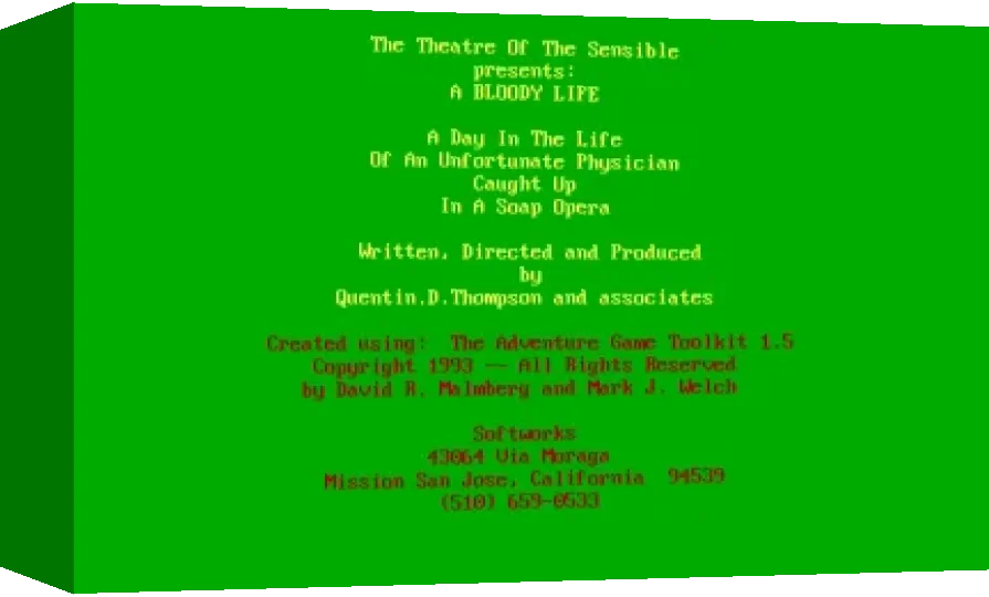 Bloody Life, A! — box-3D (WOR)