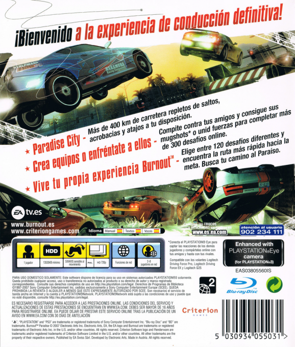 Burnout Paradise — box-2D-back (SP)