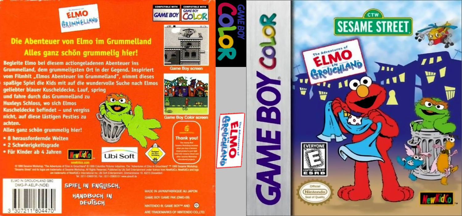 The Adventures of Elmo in Grouchland — box-texture (US)