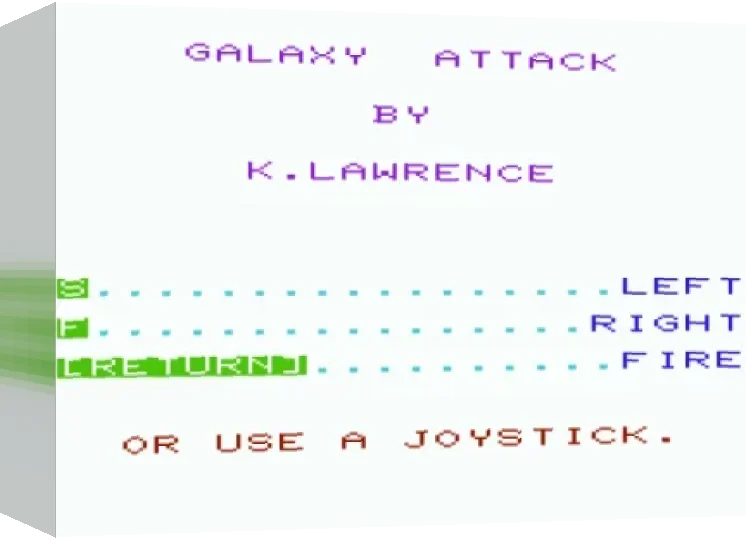 Galaxy Attack — box-3D (WOR)