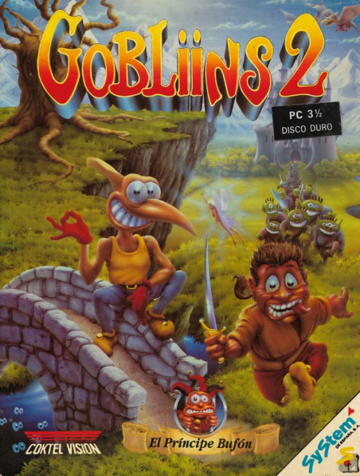 Gobliins 2 - The Prince Buffoon — box-2D (SP)
