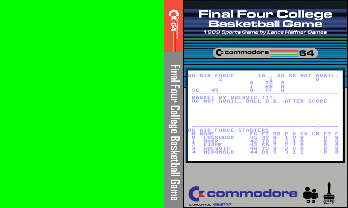 Final Four College Basketball Game — box-texture (CUS)