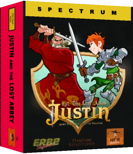Justin and The Lost Abbey — box-3D (WOR)