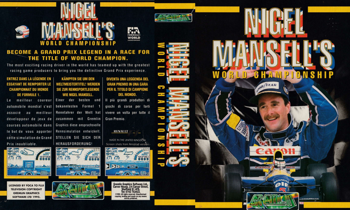 Nigel Mansell's World Championship — box-texture (EU)